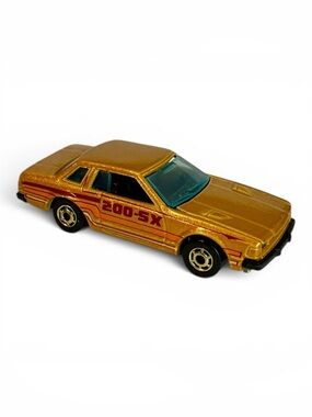Hot Wheels Datsun 200-SX GW Gold Hot Ones 200SX 1981 Malaysia GHO Diecast